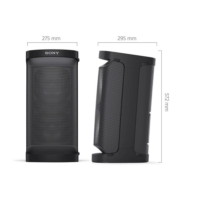  Sony SRS-XP500 X-Series Altavoz inalámbrico portátil Bluetooth  para fiesta de karaoke IPX4 resistente a salpicaduras con batería de 20  horas, negro : Instrumentos Musicales