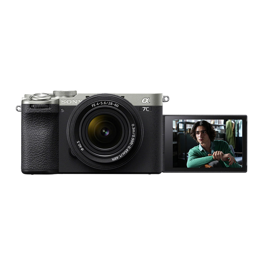 Cámara Alpha compacta Full Frame Mirrorless con lente a7C II